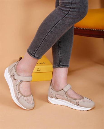 Costa Bej Renkli Kadın Günlük Yazlık Ayakkabı