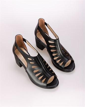 Tammy Siyah Renkli Kadın Topuklu Ayakkabı