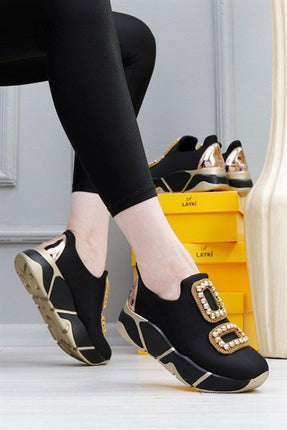 Lala Gold Renkli Kadın Spor Ayakkabı