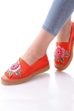 Marcie Turuncu Renkli Kadın Babet Ayakkabı