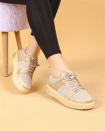 Shela Bej Renkli Kadın Spor Ayakkabı