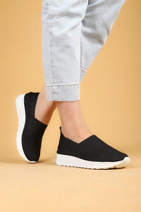 Fiora Siyah Renkli Triko Yazlık Sneaker