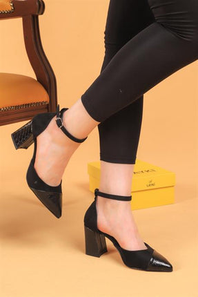 Hilario Siyah Renkli Kadın Topuklu Ayakkabı