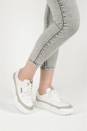 Markus Beyaz Renkli Kadın Spor Ayakkabı