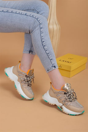 Vilma Bej Renkli Kadın Spor Ayakkabı