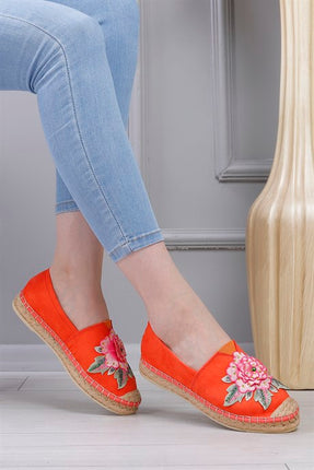 Madison Turuncu Renkli Kadın Babet Ayakkabı 13025