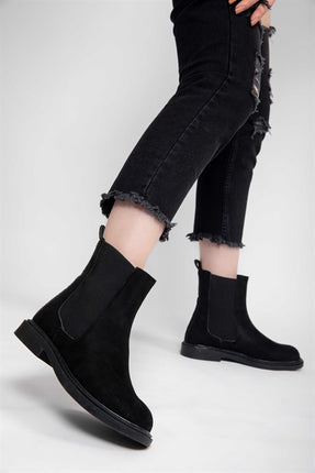 Perry Siyah Süet Kadın Bot