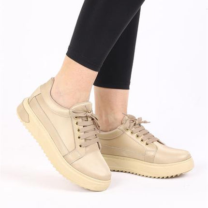 Helia Bej Renkli Kadın Spor Ayakkabı