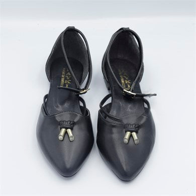 Huan Siyah Renkli Topuklu Ayakkabı