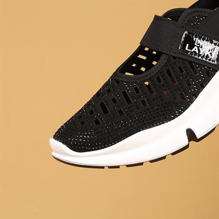 Riva Siyah Renkli Yazlık Yürüyüş Ayakkabı