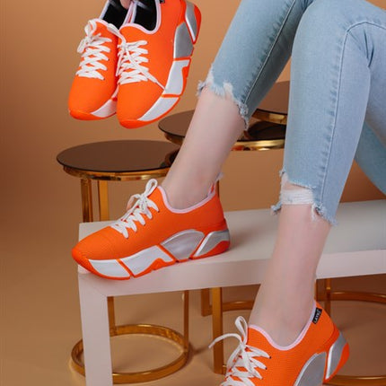 Popi Turuncu Renkli Spor Ayakkabı