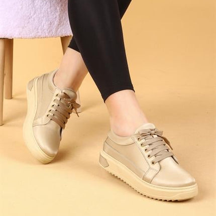 Helia Bej Renkli Kadın Spor Ayakkabı