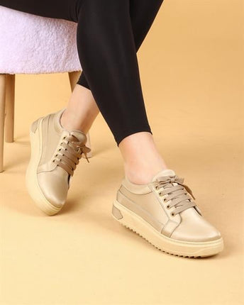 Helia Bej Renkli Kadın Spor Ayakkabı