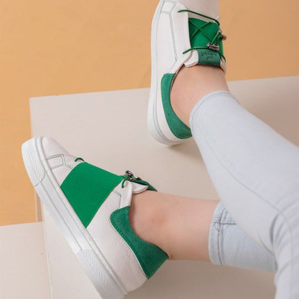 Alvaro Beyaz Pudra Renkli Sneaker