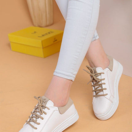 Rocc Beyaz Pudra Kadın Spor Ayakkabı