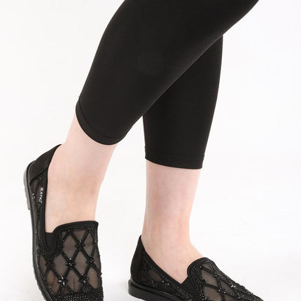 Francis Bej Renkli Taş Detaylı Kadın Günlük Klasik Ayakkabı