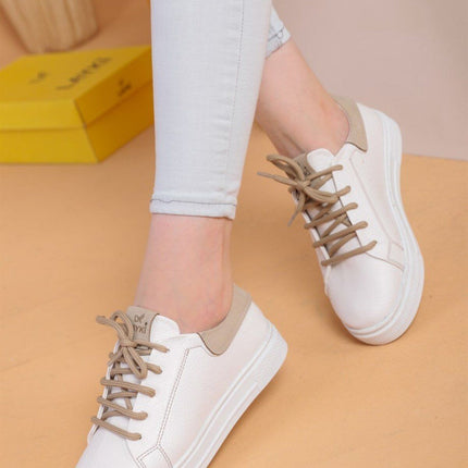 Rocc Beyaz Pudra Kadın Spor Ayakkabı