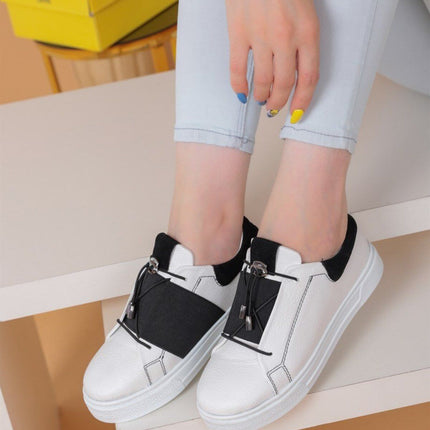 Alvaro Beyaz Pudra Renkli Sneaker