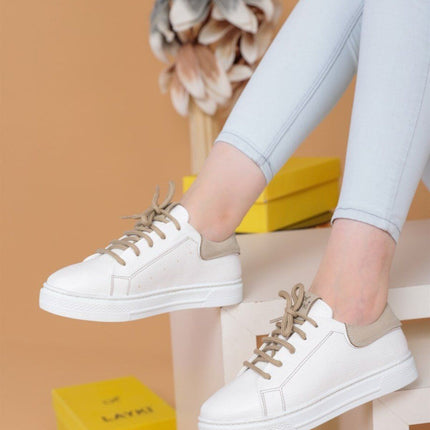 Rocc Beyaz Pudra Kadın Spor Ayakkabı