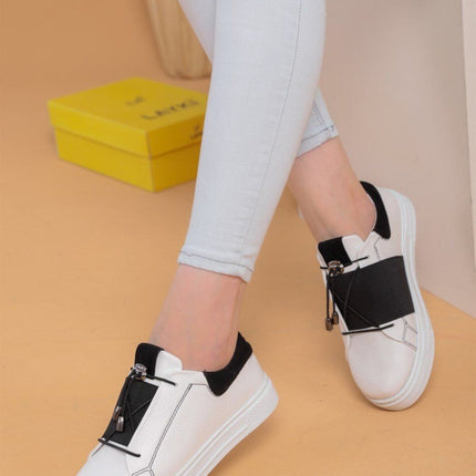 Alvaro Beyaz Pudra Renkli Sneaker