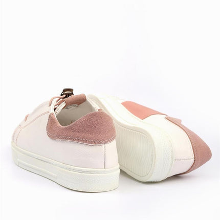 Alvaro Beyaz Pudra Renkli Sneaker