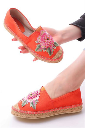 Marcie Turuncu Renkli Kadın Babet Ayakkabı