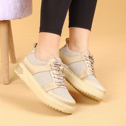 Shela Bej Renkli Kadın Spor Ayakkabı