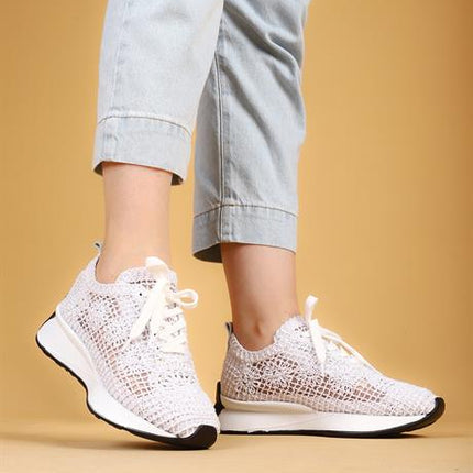 Zeal Beyaz Renkli Kadın Yazlık Sneaker