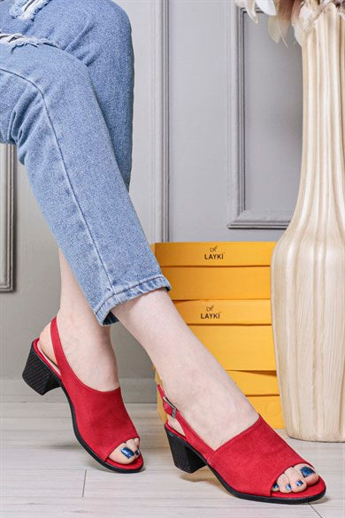 Gabriela Kırmızı Renkli Kadın Topuklu Ayakkabı