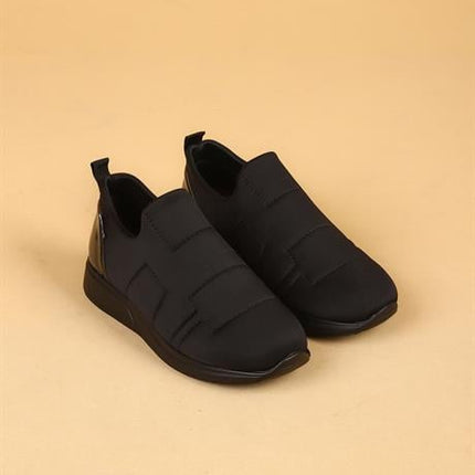 Marek Siyah Renkli Paraşüt Kumaş Kadın Spor Ayakkabı