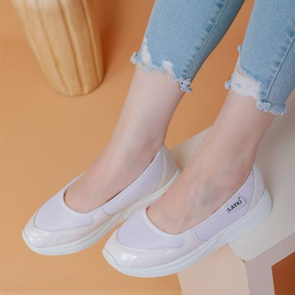 Julyana Beyaz Renkli Lux Kadın Spor Ayakkabı