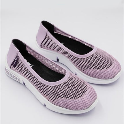 Milano Mor Renkli Lux Lazer Kesimli Kadın Yazlık Spor Ayakkabı