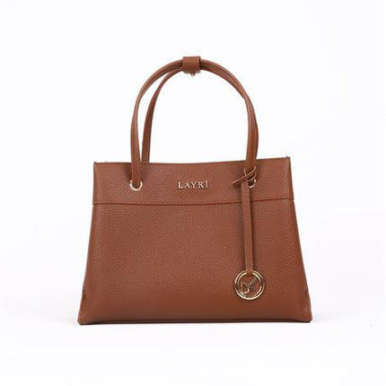 Nusia Deri Taba Renkli Askılı Kadın Çanta