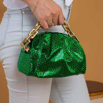 Hera Yeşil Renkli Krok Askılı Çanta