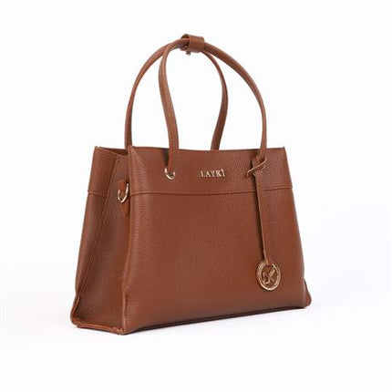 Nusia Deri Taba Renkli Askılı Kadın Çanta