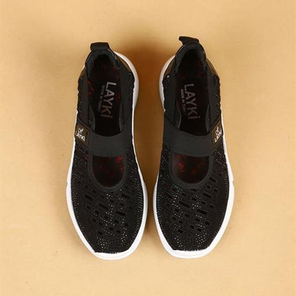 Riva Siyah Renkli Yazlık Yürüyüş Ayakkabı