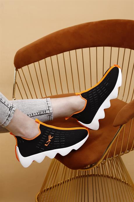 Esora Siyah Renkli Yazlık Günlük Spor Ayakkabı