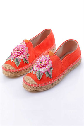Marcie Turuncu Renkli Kadın Babet Ayakkabı