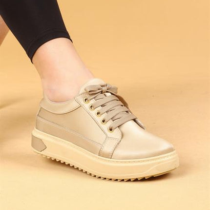 Helia Bej Renkli Kadın Spor Ayakkabı