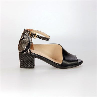 Susan Siyah Renkli Kadın Topuklu Ayakkabı