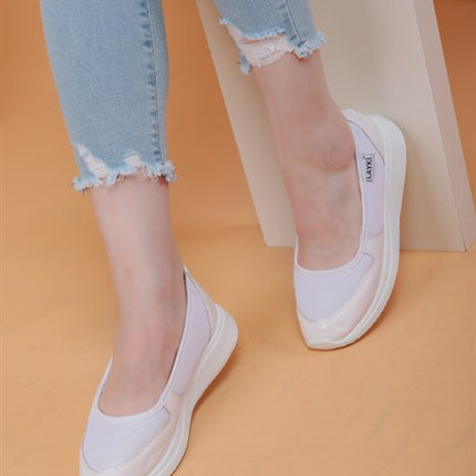 Julyana Beyaz Renkli Lux Kadın Spor Ayakkabı