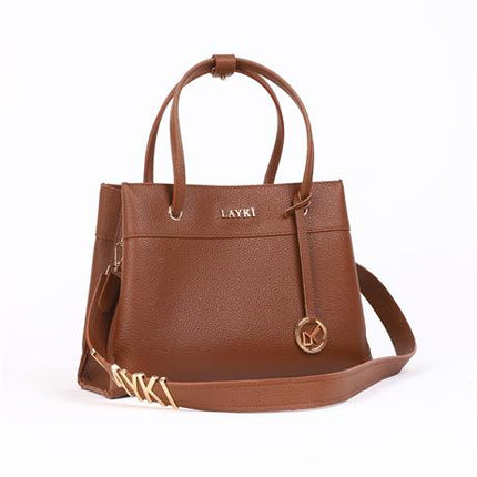 Nusia Deri Taba Renkli Askılı Kadın Çanta