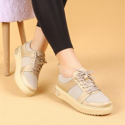 Shela Bej Renkli Kadın Spor Ayakkabı