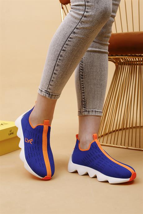Esora Mavi Renkli Yazlık Günlük Spor Ayakkabı