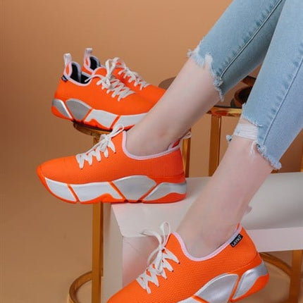 Popi Turuncu Renkli Spor Ayakkabı