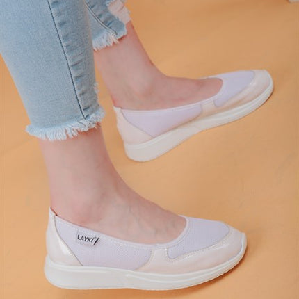 Julyana Beyaz Renkli Lux Kadın Spor Ayakkabı