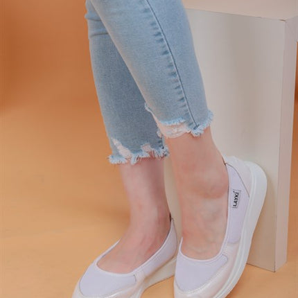 Julyana Beyaz Renkli Lux Kadın Spor Ayakkabı