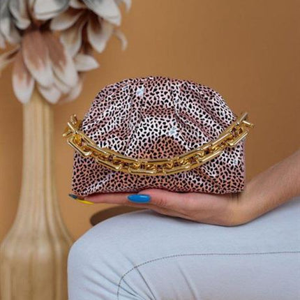 Hera Pudra Renkli Krok Askılı Çanta