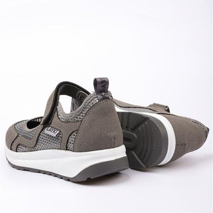 Costa Gri Renkli Kadın Günlük Yazlık Ayakkabı