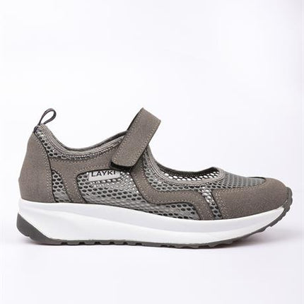 Costa Gri Renkli Kadın Günlük Yazlık Ayakkabı